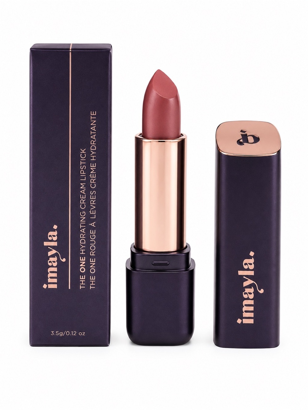 Imayla The One Hydrating Cream Lipstick New York Nude 3.5g New in Box NIB
